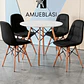 Comedor Redondo Melamina 4 Sillas Buckle – Mesa Eames - Miniatura 10