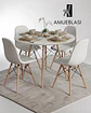 Comedor Redondo Melamina Eames 4 Sillas Buckle  - Miniatura 14