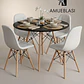 Comedor Redondo Melamina 4 Sillas Buckle – Mesa Eames - Miniatura 22