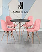 Comedor Redondo Melamina Eames 4 Sillas Buckle  - Miniatura 24