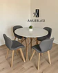 Comedor Redondo Melamina Eames con Sillas Radar Fiori  - Miniatura 6