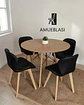 Comedor Redondo Melamina Eames con Sillas Radar Fiori  - Miniatura 8