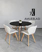 Comedor Redondo Melamina Eames con Sillas Radar Fiori  - Miniatura 10