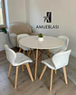 Comedor Redondo Melamina Eames con Sillas Radar Fiori  - Miniatura 13