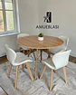 Comedor Redondo Melamina Eames con Sillas Radar Fiori  - Miniatura 14