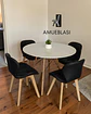 Comedor Redondo Melamina Eames con Sillas Radar Fiori  - Miniatura 15