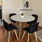 Comedor Redondo Melamina 4 Sillas Radar Fiori – Mesa Eames - Miniatura 15