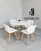 Comedor Redondo Melamina Eames con Sillas Radar Fiori  - Miniatura 17