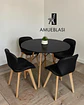 Comedor Redondo Melamina Eames con Sillas Radar Fiori  - Miniatura 18