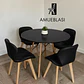 Comedor Redondo Melamina 4 Sillas Radar Fiori – Mesa Eames - Miniatura 18