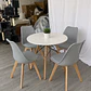 Comedor Redondo Melamina 4 Sillas Tulip – Mesa Eames - Miniatura 16