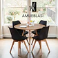 Comedor Redondo Melamina 4 Sillas Tulip – Mesa Eames - Miniatura 19