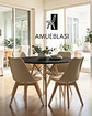 Comedor Redondo Melamina Eames con Sillas Tulip - Miniatura 26