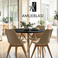 Comedor Redondo Melamina 4 Sillas Tulip – Mesa Eames - Miniatura 26