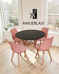 Comedor Redondo Melamina Eames con Sillas Tulip - Miniatura 27