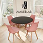 Comedor Redondo Melamina 4 Sillas Tulip – Mesa Eames - Miniatura 27