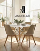 Comedor Redondo Melamina Eames con Sillas Tulip - Miniatura 30