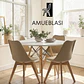 Comedor Redondo Melamina 4 Sillas Tulip – Mesa Eames - Miniatura 30