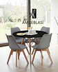 Comedor Redondo Melamina Eames con Sillas Tulip - Miniatura 31