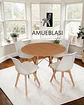 Comedor Redondo Melamina Eames con Sillas Tulip - Miniatura 33