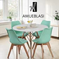 Comedor Redondo Melamina 4 Sillas Tulip – Mesa Eames - Miniatura 34