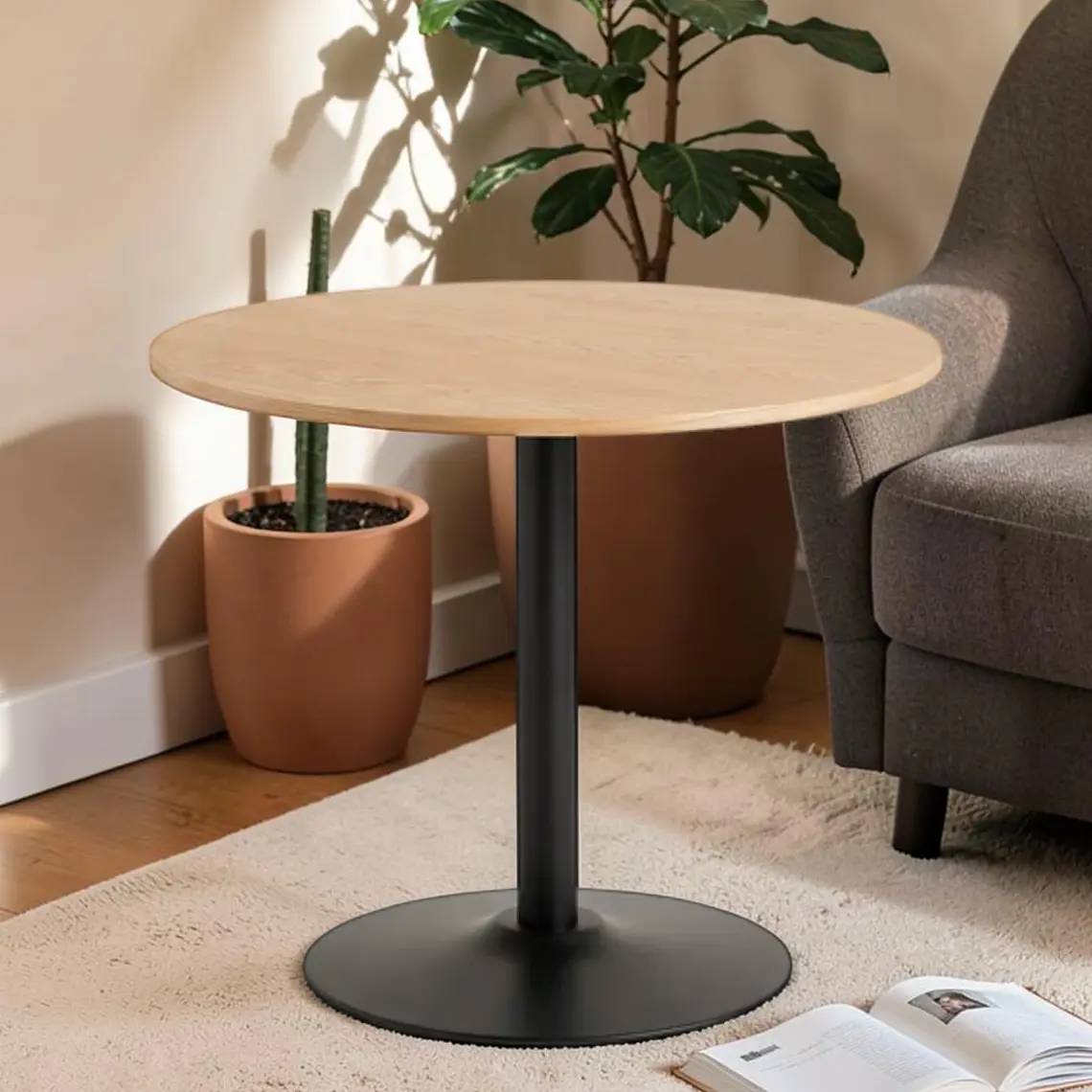 Mesa Tulip Nordica Madera 80 cm 2