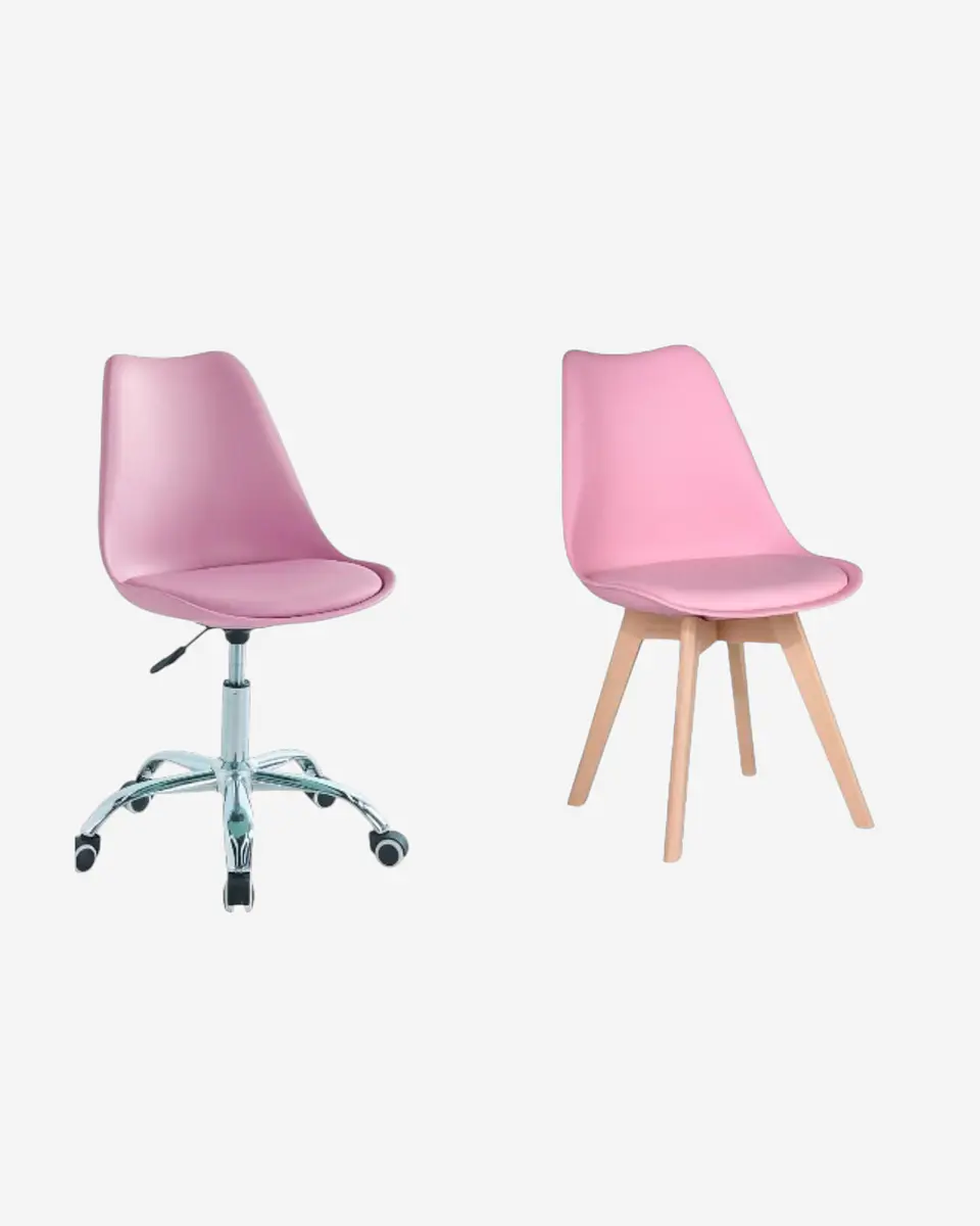 Silla Tulip Escritorio + Silla Tulip 8