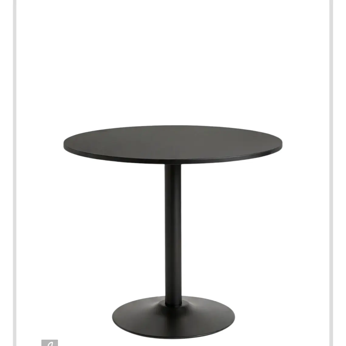 Mesa Tulip Nórdica Negra 80 cm 1