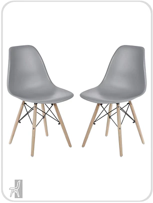 Pack 2 Sillas Eames