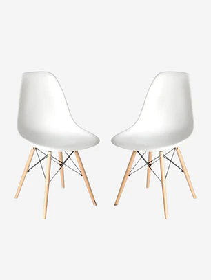 Pack 2 Sillas Eames
