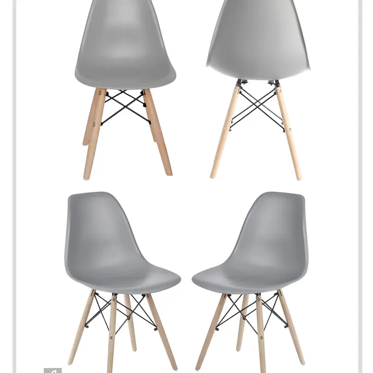 Pack 4 Sillas Eames 2