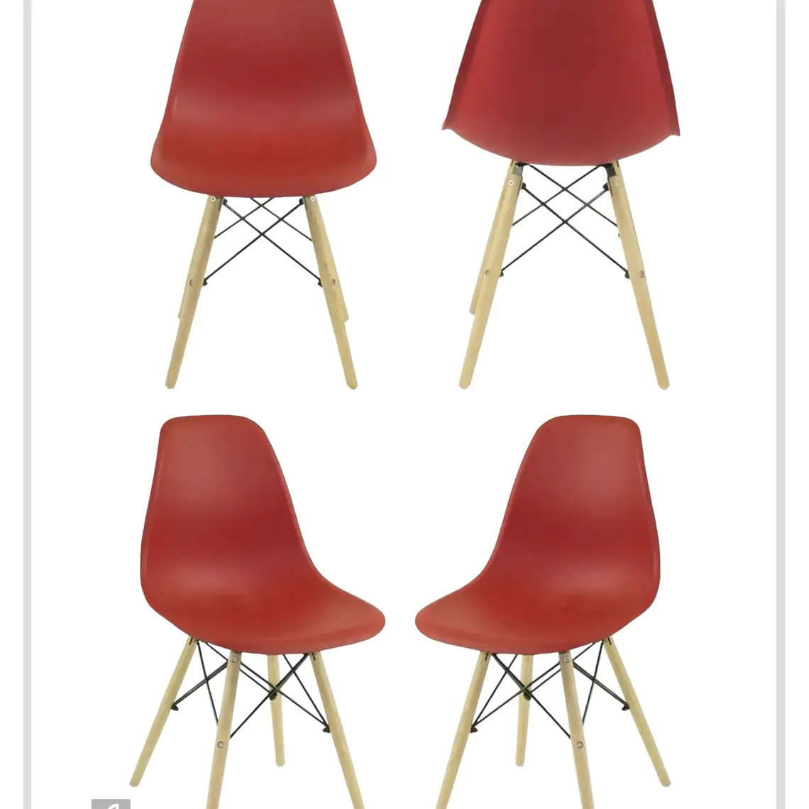 Pack 4 Sillas Eames 3