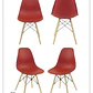 Pack 4 Sillas Eames - Miniatura 3