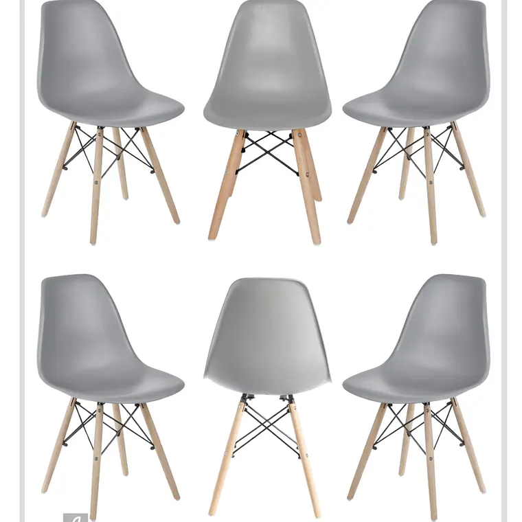 Pack 6 Sillas Eames 2
