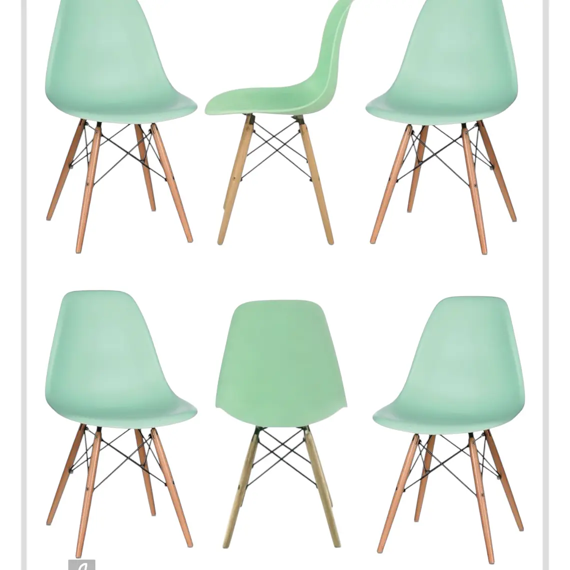 Pack 6 Sillas Eames 6
