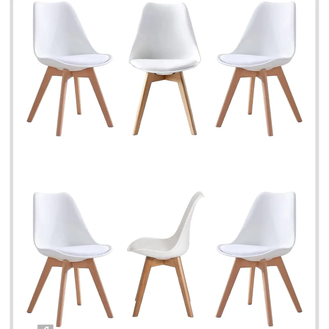 Pack 6 Sillas Tulip 3