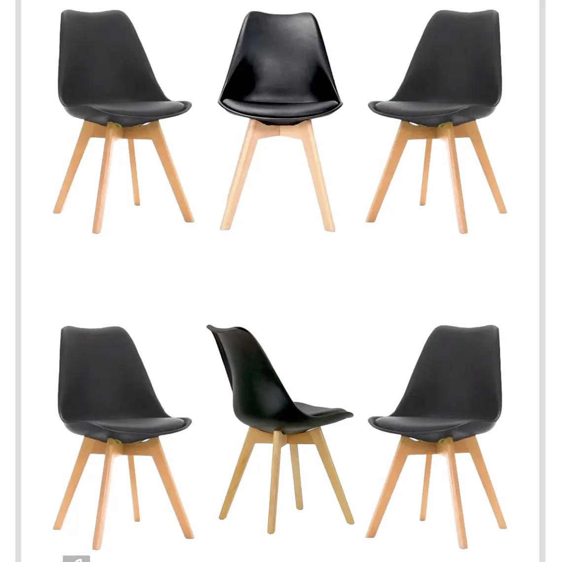 Pack 6 Sillas Tulip 2