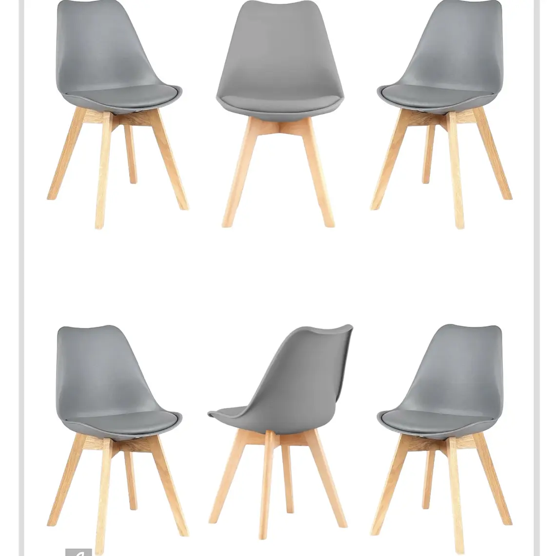 Pack 6 Sillas Tulip 5