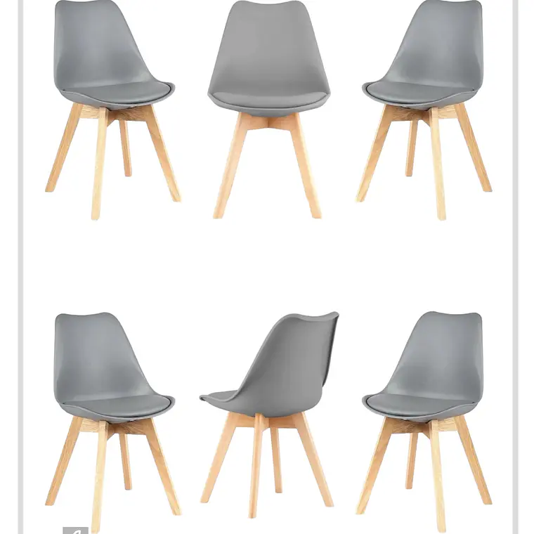 Pack 6 Sillas Tulip 5