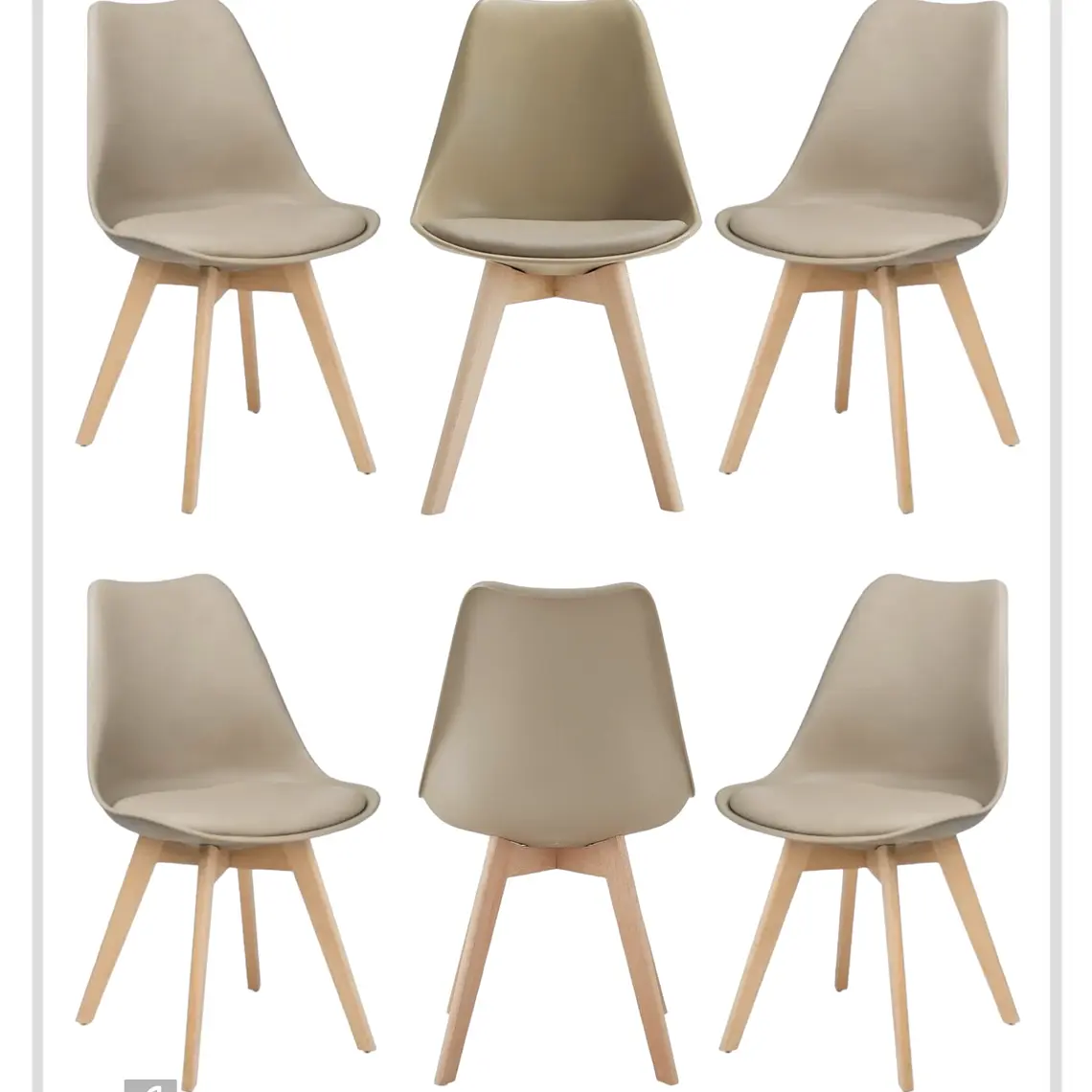 Pack 6 Sillas Tulip 6