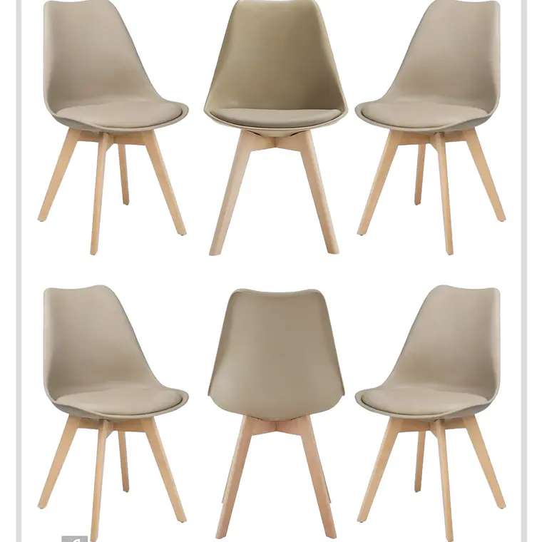 Pack 6 Sillas Tulip 6