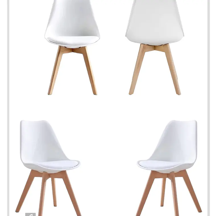 Pack 4 Sillas Tulip 1