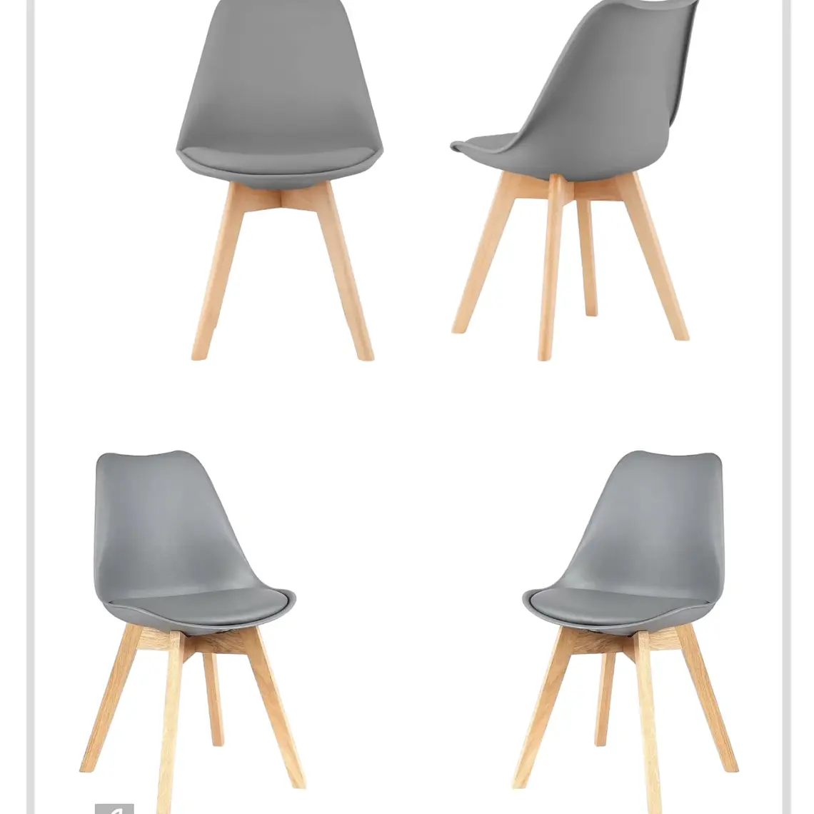 Pack 4 Sillas Tulip 4
