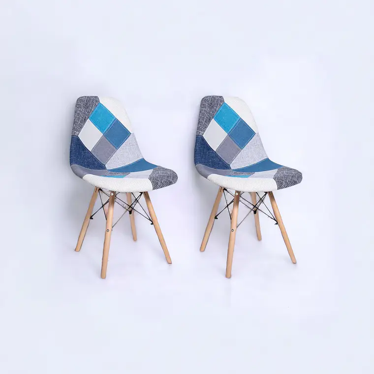 Pack 2 Sillas Patchwork 2