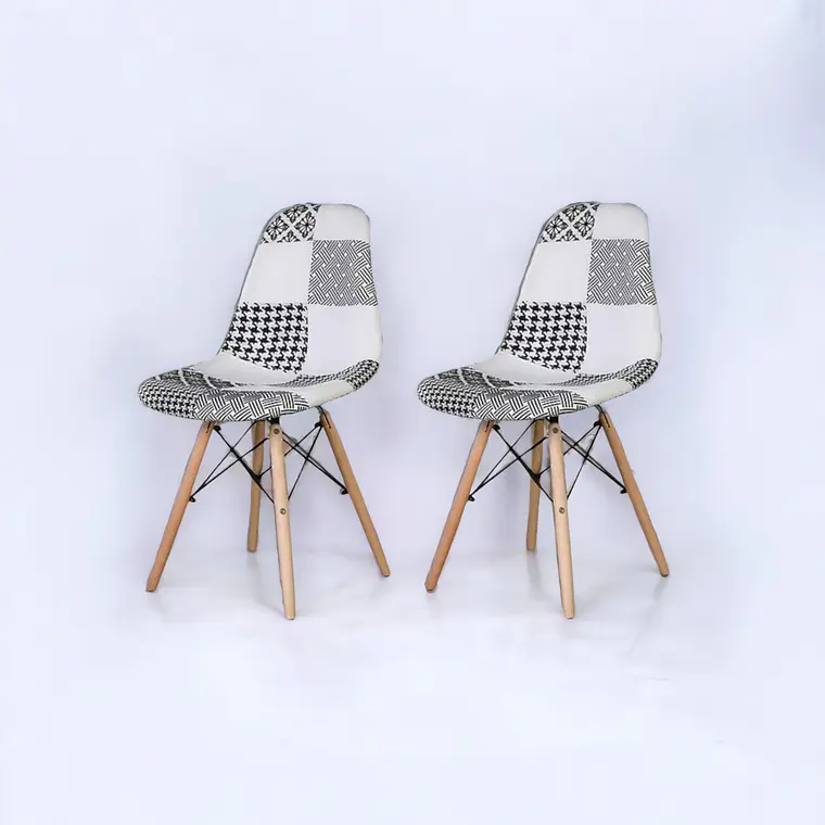 Pack 2 Sillas Patchwork 3