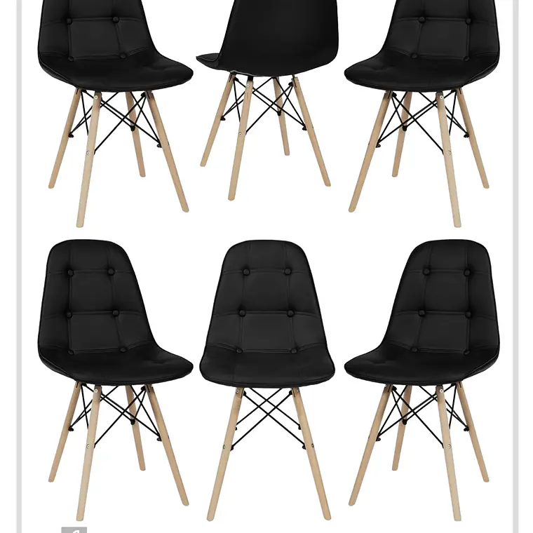 Pack 6 Sillas Buckle 1