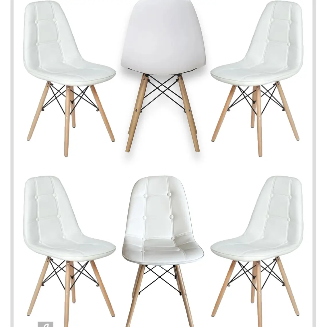 Pack 6 Sillas Buckle 2