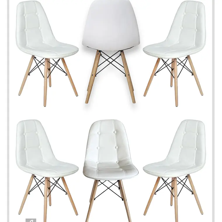 Pack 6 Sillas Buckle 2