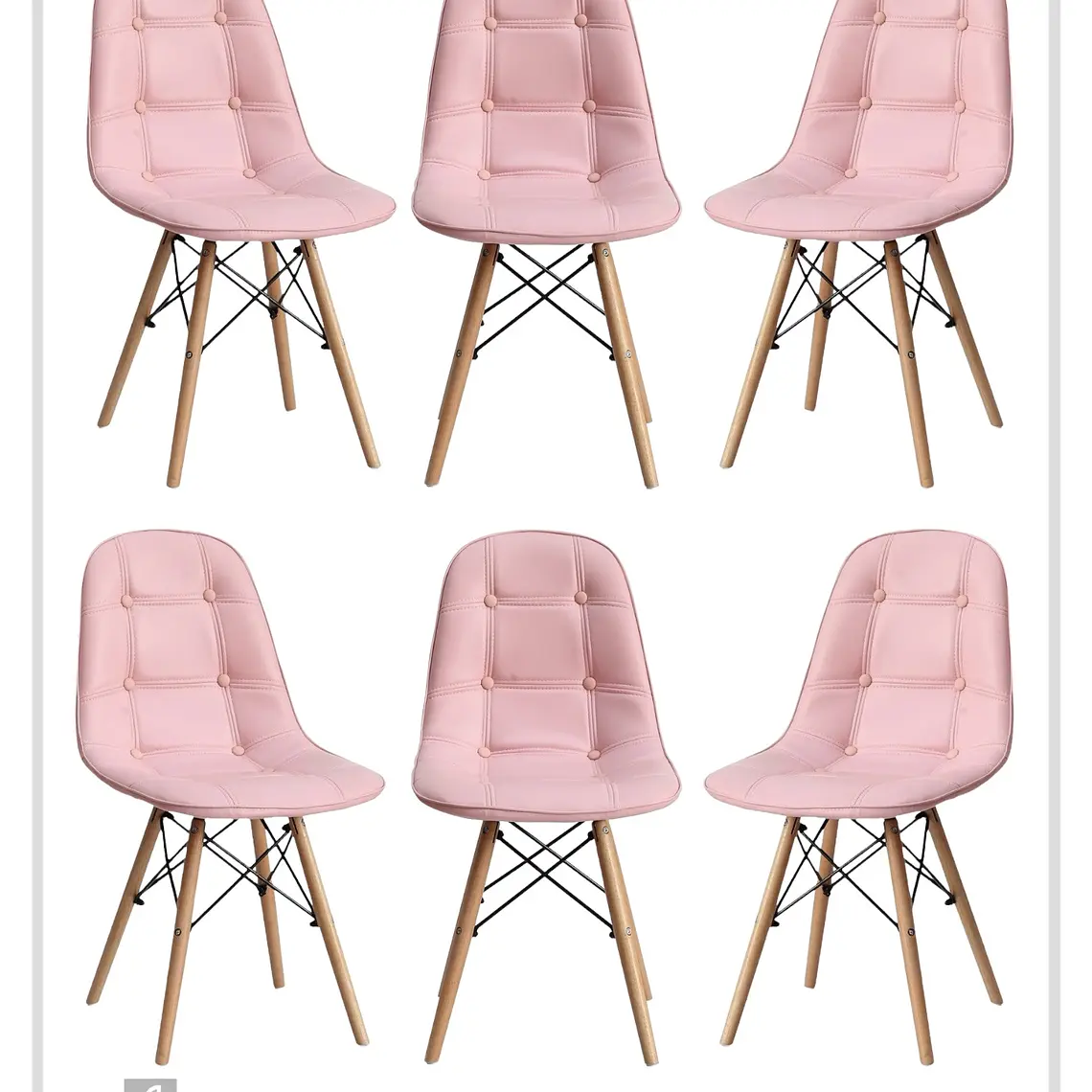 Pack 6 Sillas Buckle 3