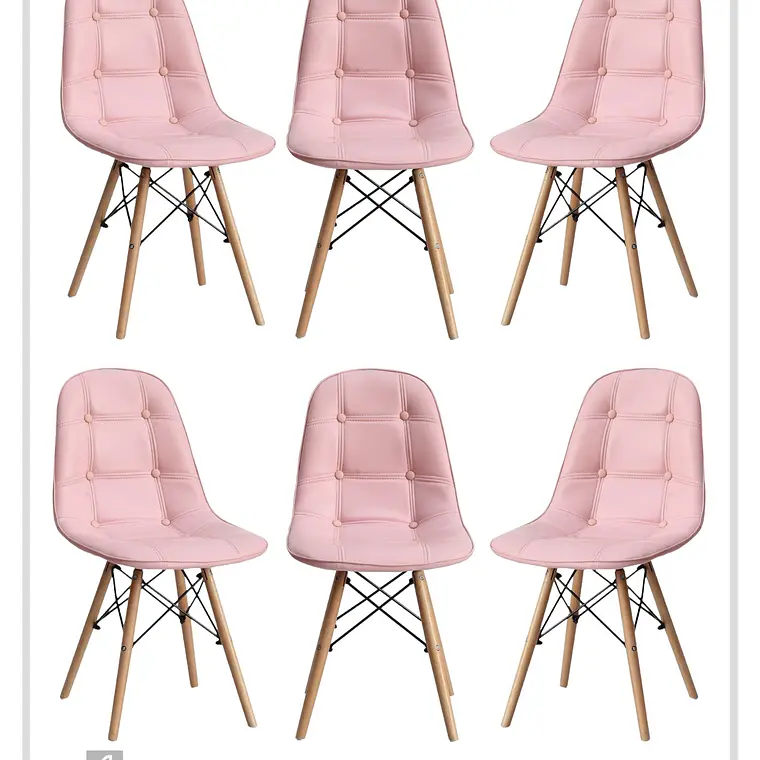 Pack 6 Sillas Buckle 3